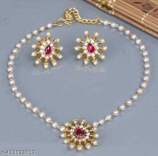 Ynf Brass Womens Jewellery Wholesale Necklaces Set Manufacturer