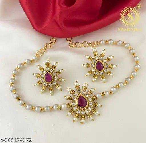 Ynf Brass Womens Jewellery Wholesale Necklaces Set Manufacturer