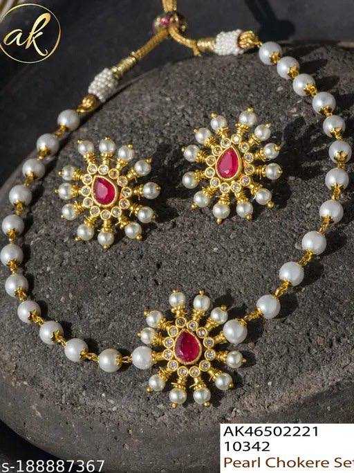 Ynf Brass Womens Jewellery Wholesale Necklaces Set Manufacturer