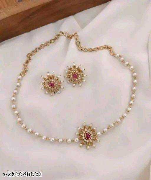 Ynf Brass Womens Jewellery Wholesale Necklaces Set Manufacturer
