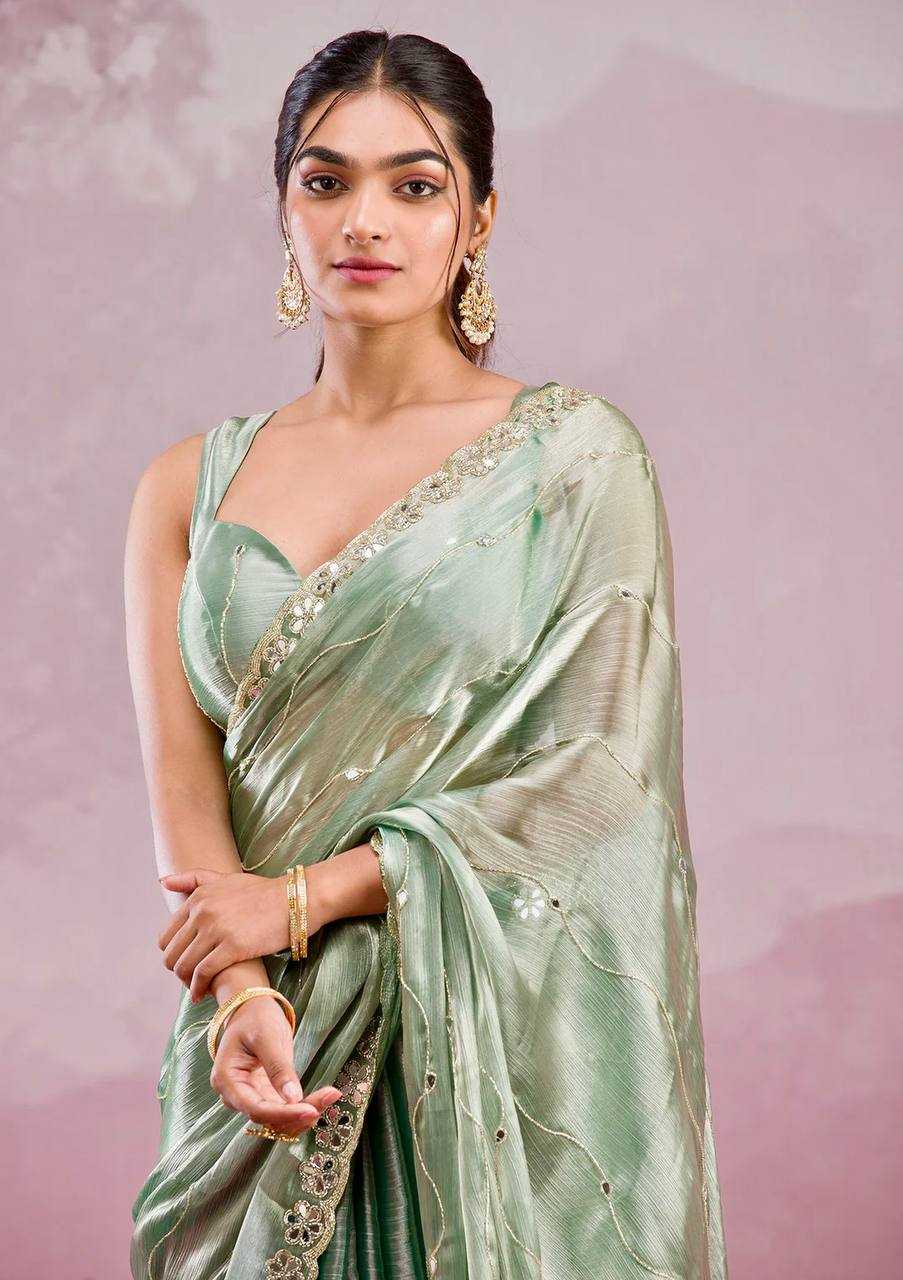 Ynf Burberry Silk KESH490 1313 Sarees Wholesale Party Wear Sarees Fancy Sarees Cutwork Saree Manufacturer