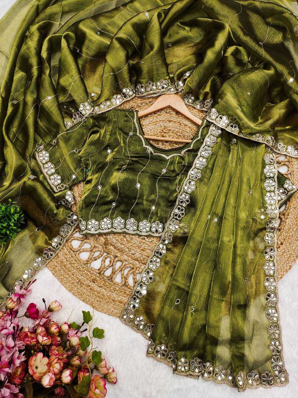 Ynf Burberry Silk KESH490 1313 Sarees Wholesale Party Wear Sarees Fancy Sarees Cutwork Saree Manufacturer