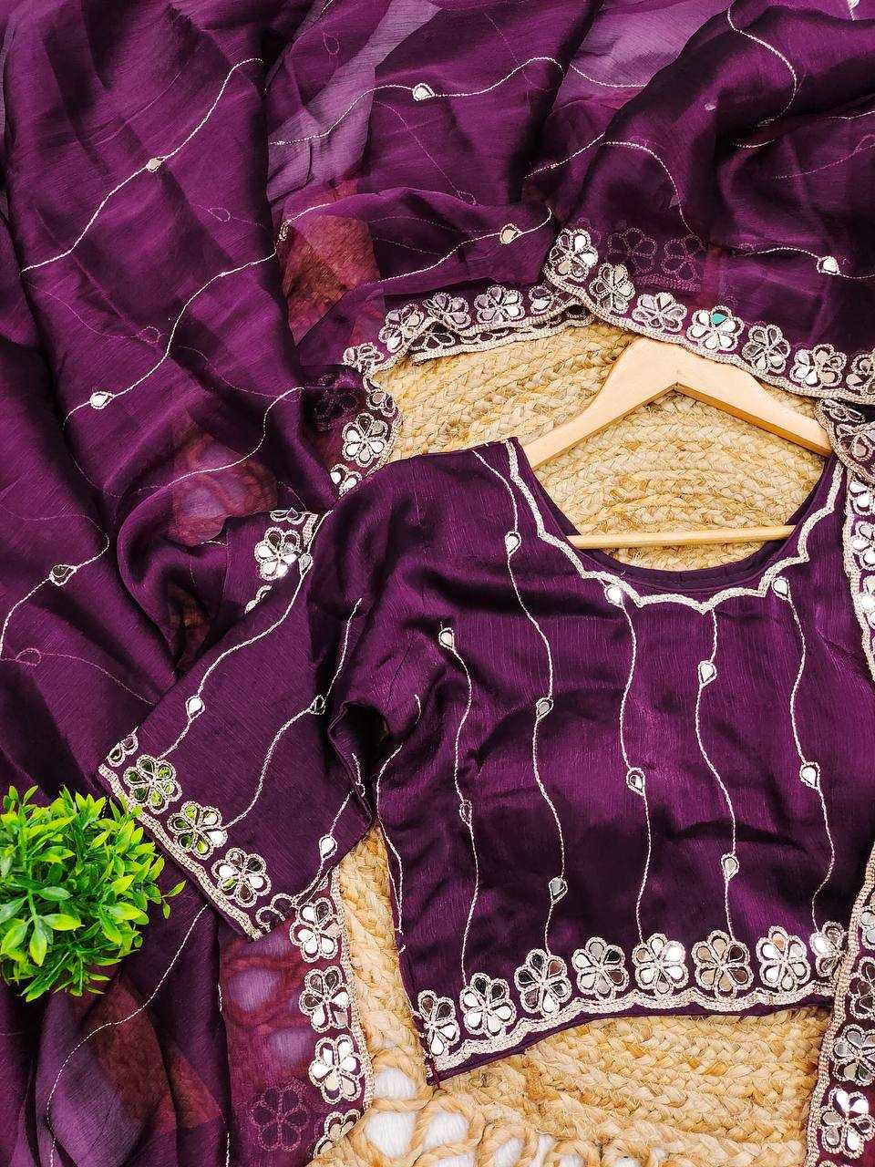 Ynf Burberry Silk KESH490 1313 Sarees Wholesale Party Wear Sarees Fancy Sarees Cutwork Saree Manufacturer