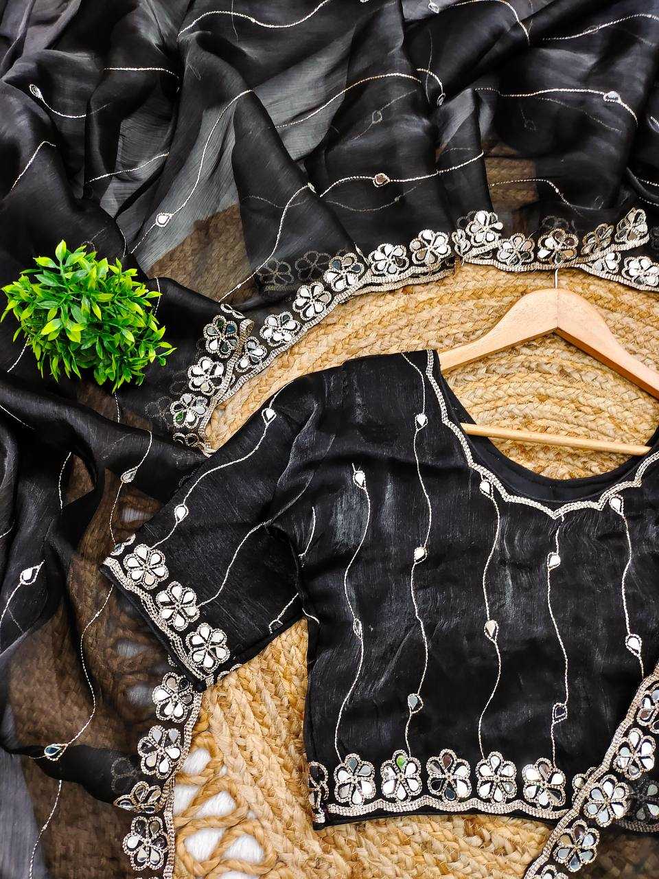 Ynf Burberry Silk KESH490 1313 Sarees Wholesale Party Wear Sarees Fancy Sarees Cutwork Saree Manufacturer
