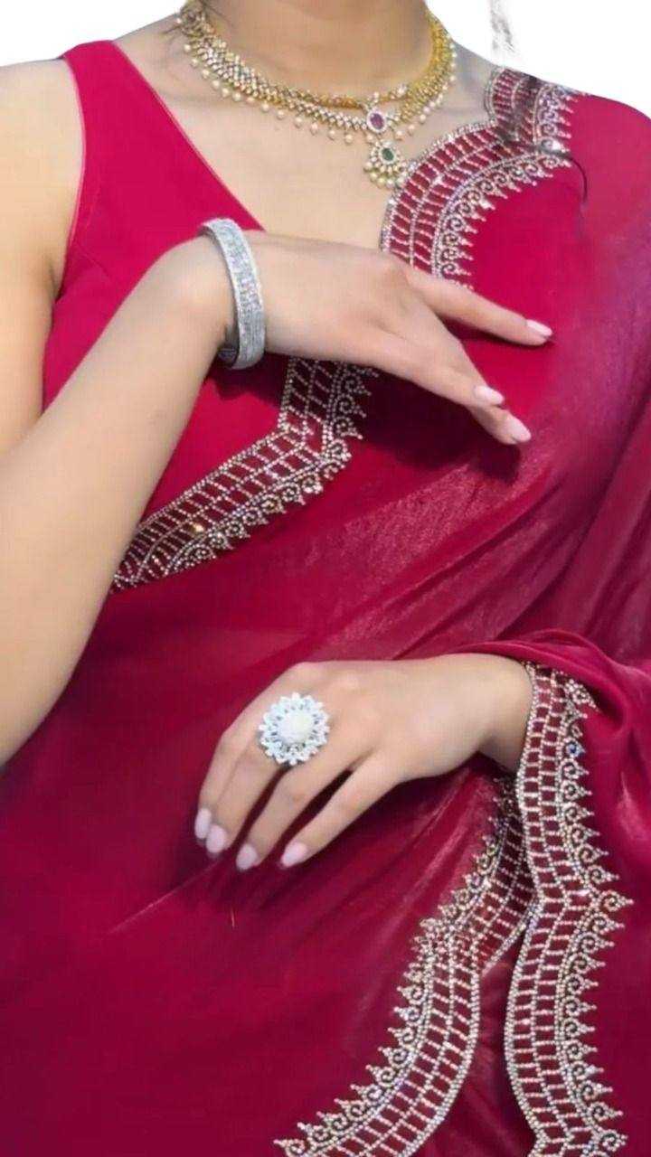 Ynf Burberry Silk KESH556 313 Sarees Wedding Collections Festive Collections Wholesale Swarovski Sarees Silk Sarees Sarees With Blouse Manufacturer