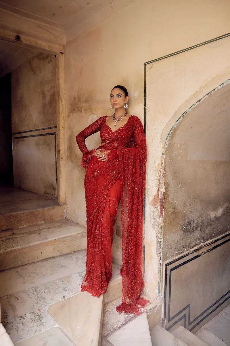 Ynf Butterfly Net KESH524 3461 Sarees Wholesale Designer Sarees Fancy Sarees Embroidered Sarees Manufacturer