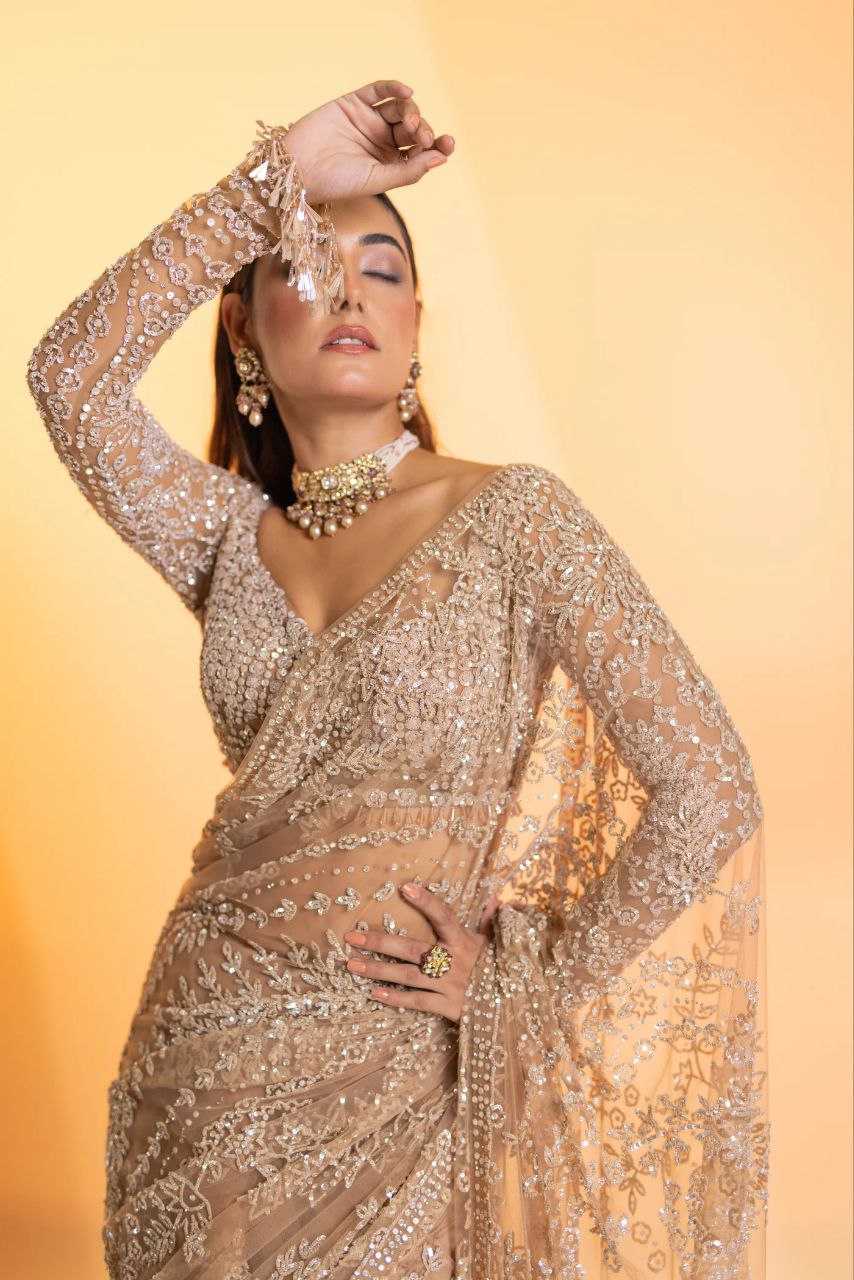 Ynf Butterfly Net KESH524 3462 Sarees Wedding Collections Festive Collections Wholesale Net Sarees Embroidered Sarees Sarees With Blouse Manufacturer