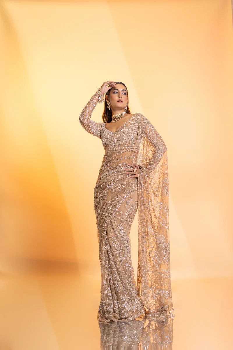 Ynf Butterfly Net KESH524 3462 Sarees Wedding Collections Festive Collections Wholesale Net Sarees Embroidered Sarees Sarees With Blouse Manufacturer