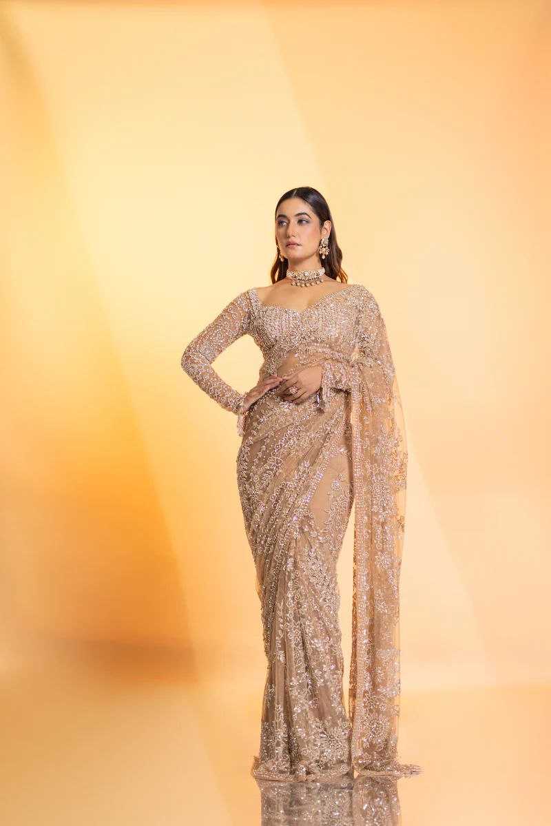 Ynf Butterfly Net KESH524 3462 Sarees Wedding Collections Festive Collections Wholesale Net Sarees Embroidered Sarees Sarees With Blouse Manufacturer