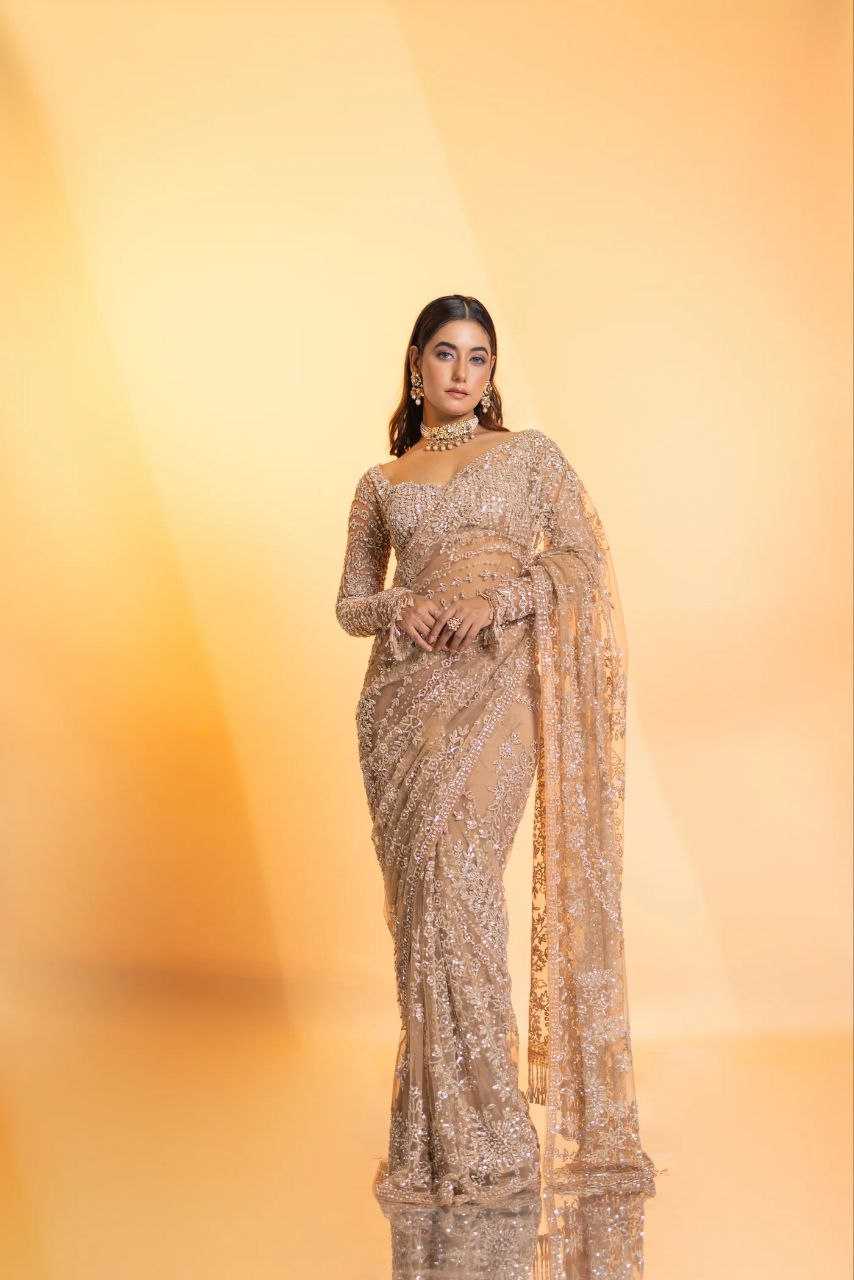 Ynf Butterfly Net KESH524 3462 Sarees Wedding Collections Festive Collections Wholesale Net Sarees Embroidered Sarees Sarees With Blouse Manufacturer