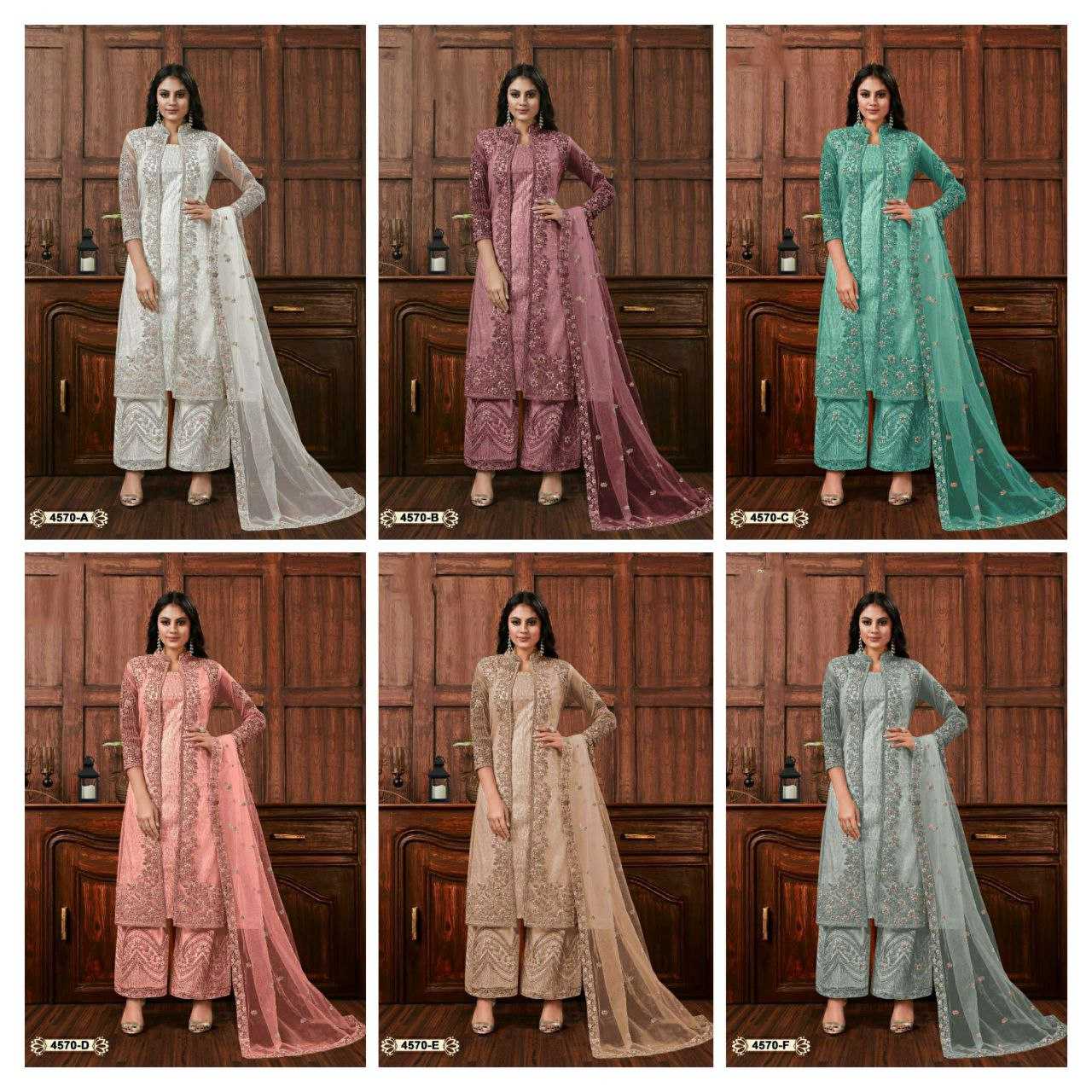 Ynf Butterfly Net RIN131 4570 Kurti Wholesale Kurti Bottom With Dupatta Manufacturer