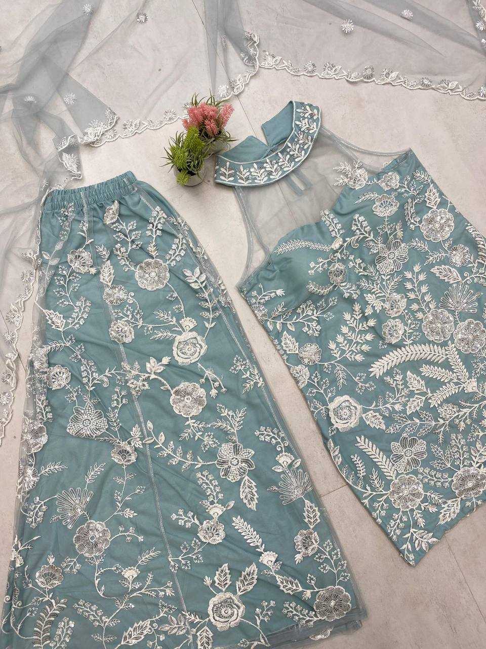 Ynf Butterfly Net RIN141 1945 Suits & Dresses Wholesale Sharara Salwar Suits Embroidery Suits Party wear suits Manufacturer