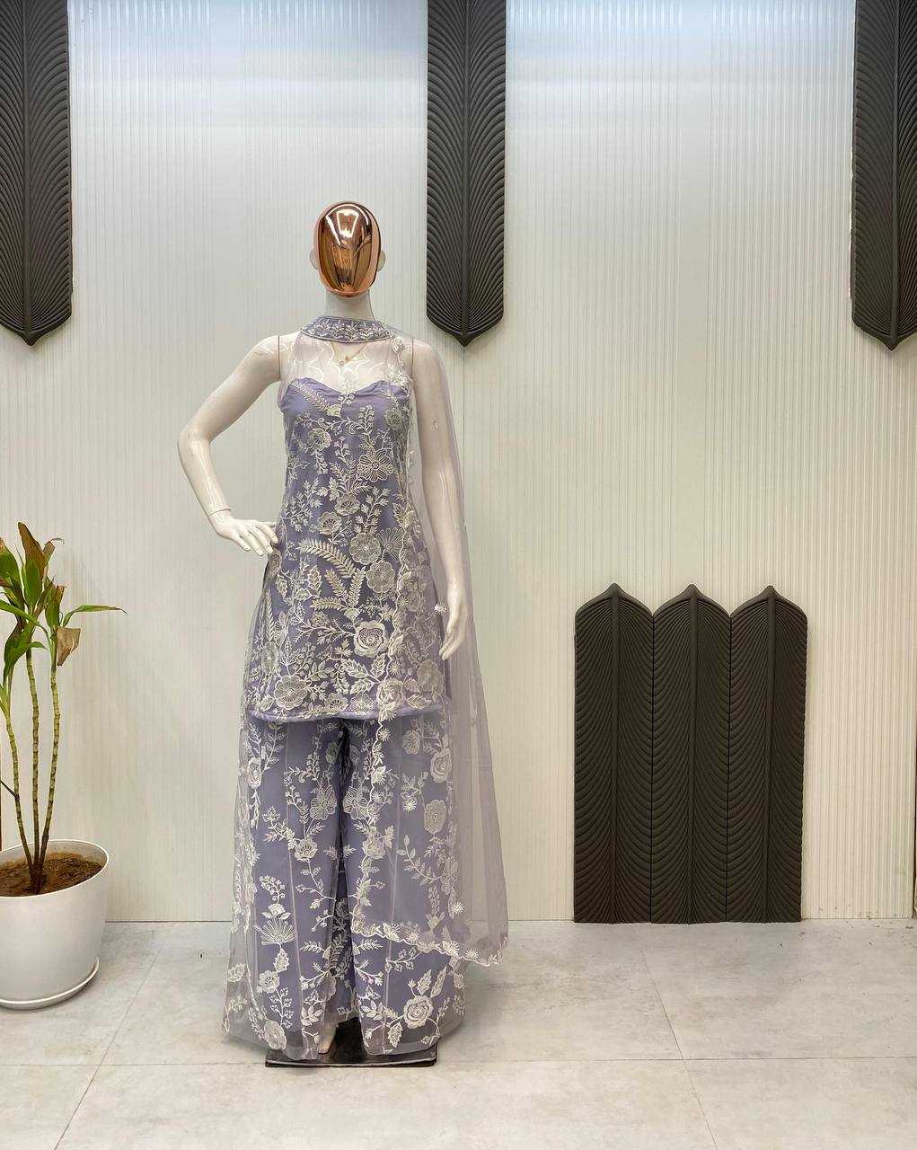 Ynf Butterfly Net RIN141 1945 Suits & Dresses Wholesale Sharara Salwar Suits Embroidery Suits Party wear suits Manufacturer