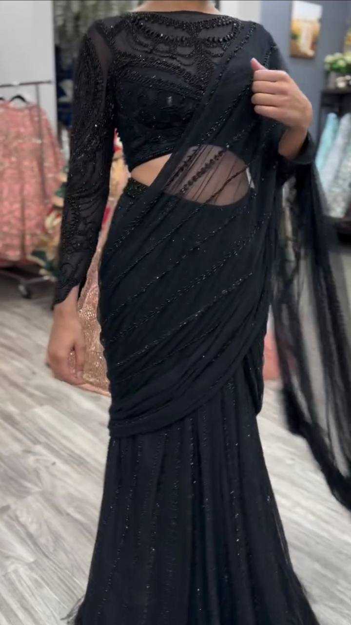 Ynf Butterfly Net RIN141 1963 Sarees Western Wears Festive Collections Wholesale Lehenga Sarees Net Sarees Embroidered Sarees Manufacturer