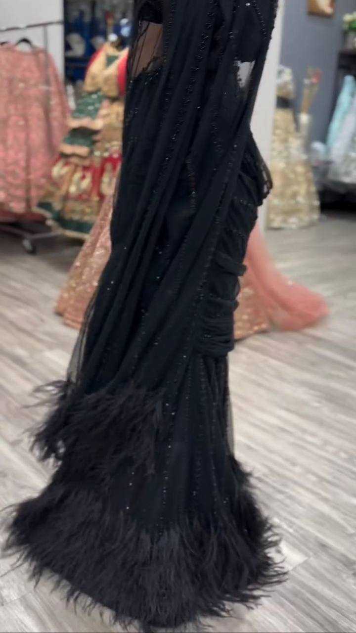 Ynf Butterfly Net RIN141 1963 Sarees Western Wears Festive Collections Wholesale Lehenga Sarees Net Sarees Embroidered Sarees Manufacturer