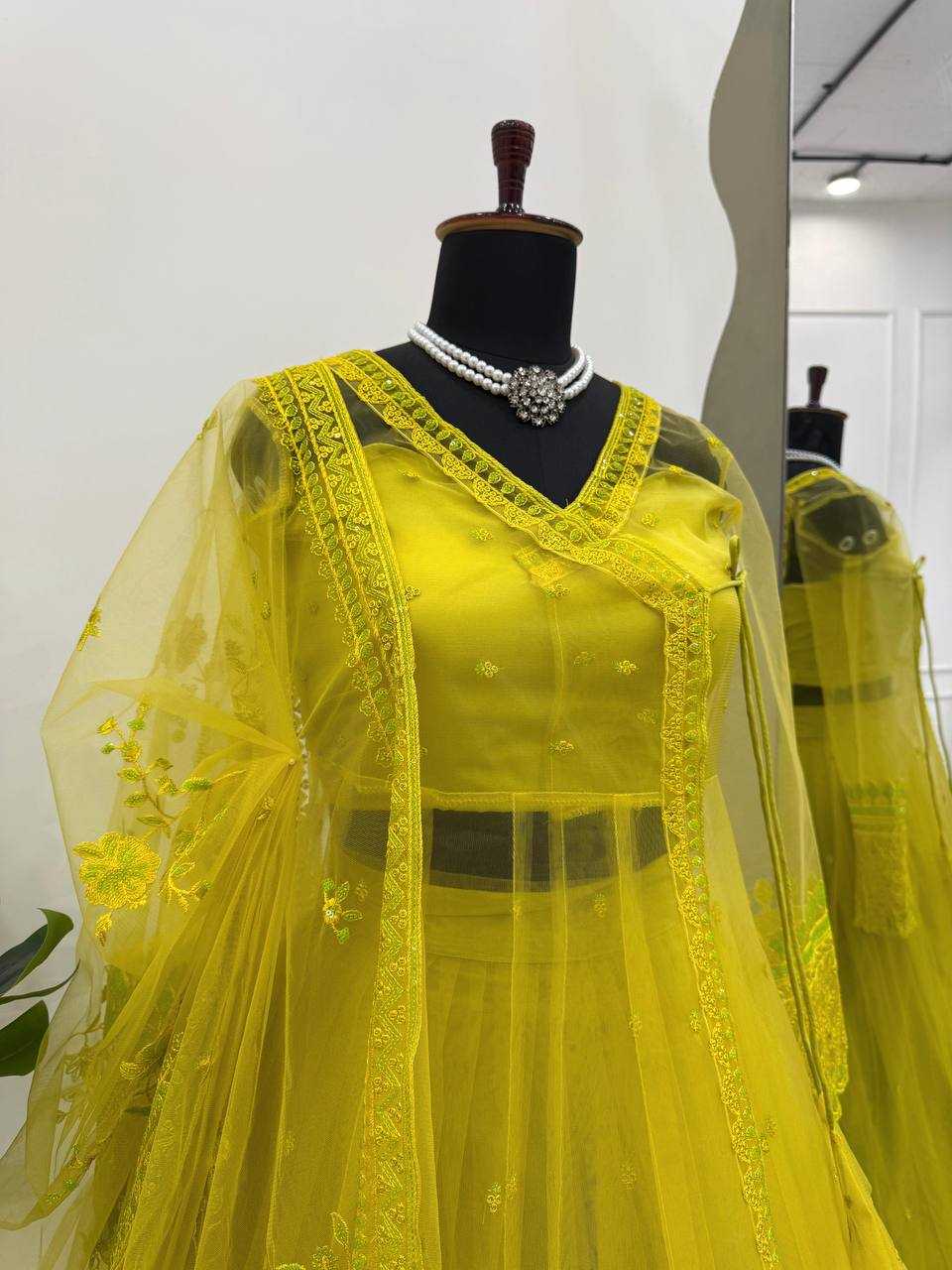 Ynf Butterfly Net RIN162 5895 Suits & Dresses Western Wears Wedding Collections Wholesale Indo Western Dresses Net Suit Party Wear Dresses Manufacturer