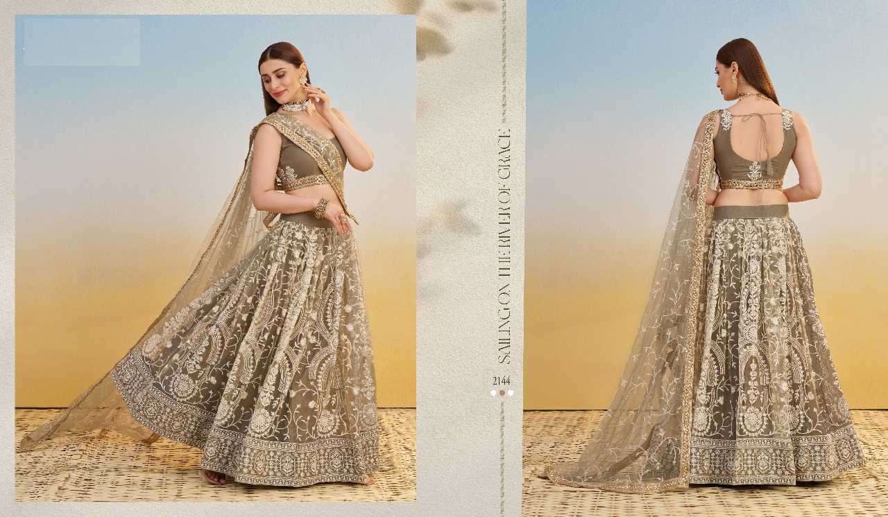 Ynf Butterfly Net RIN197 3033 2144 Lehengas Wholesale Designer Lehenga Fancy Lehenga Net Lehenga Choli Manufacturer