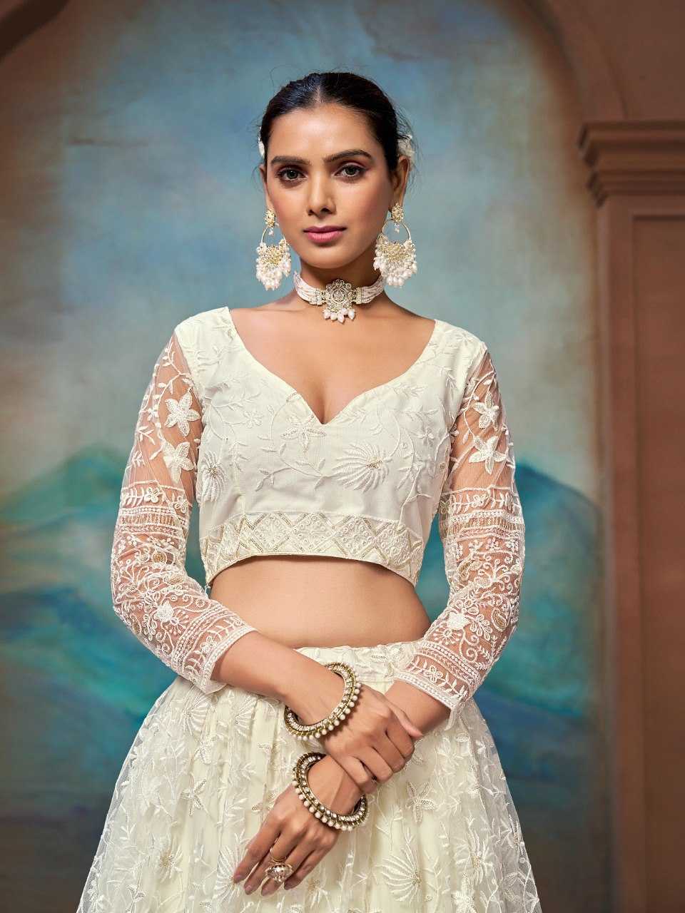 Ynf Butterfly Net RIN197 3096 164-A Lehengas Wholesale Designer Lehenga Fancy Lehenga Bridal Lehenga Manufacturer