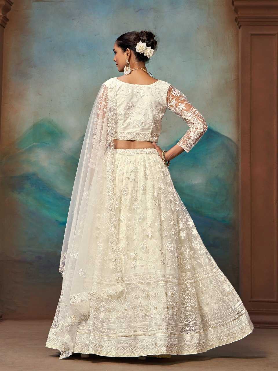 Ynf Butterfly Net RIN197 3096 164-A Lehengas Wholesale Designer Lehenga Fancy Lehenga Bridal Lehenga Manufacturer