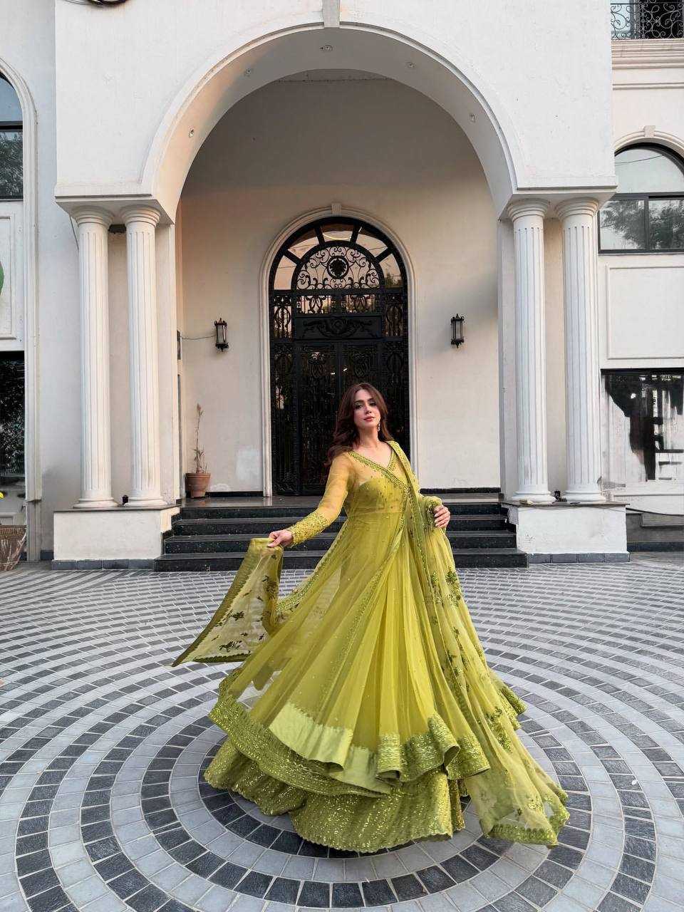Ynf Butterfly Net RIN197 4824 5895 Suits & Dresses Wholesale Party wear suits Bridal Suits Designer Suits Manufacturer