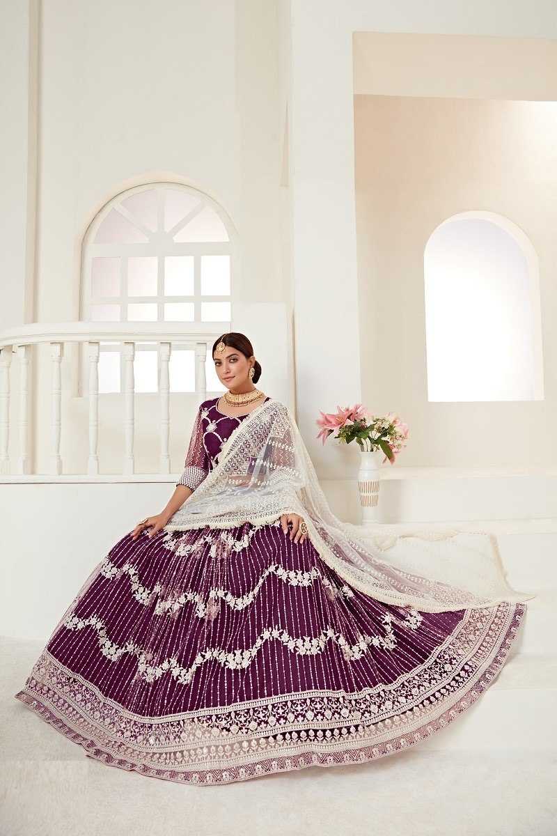 Ynf Butterfly Net RIN227 3001 Lehengas Wedding Collections Wholesale Wedding Lehenga Sequins Lehenga Manufacturer