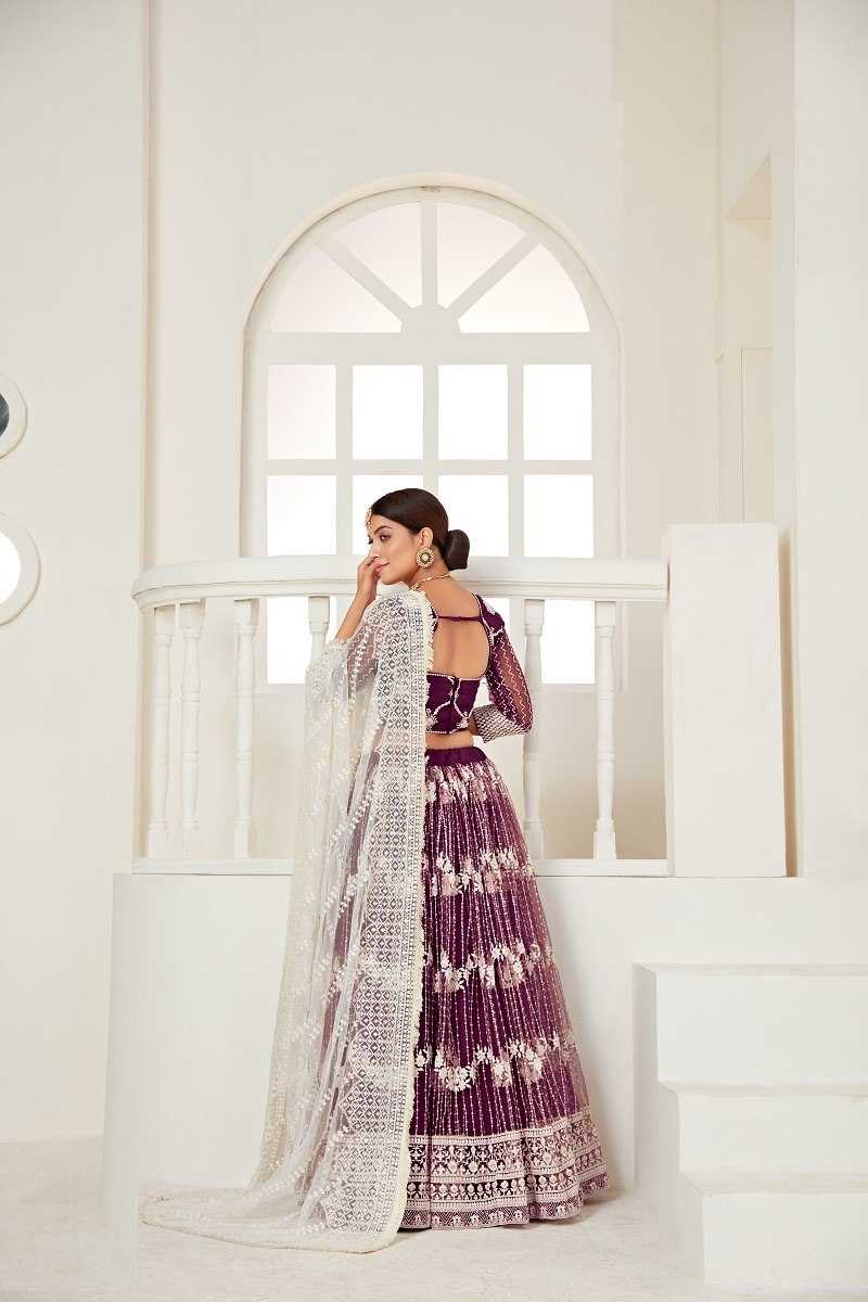 Ynf Butterfly Net RIN227 3001 Lehengas Wedding Collections Wholesale Wedding Lehenga Sequins Lehenga Manufacturer