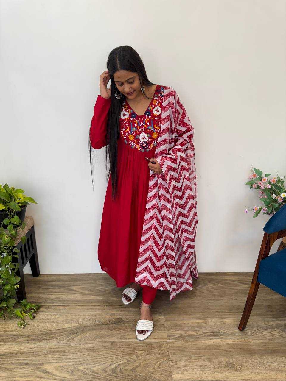 Ynf Chanderi Cotton KESH513 469 Kurti Wholesale Ethnic Kurtis Designer Kurtis Embroidered Kurtis Manufacturer