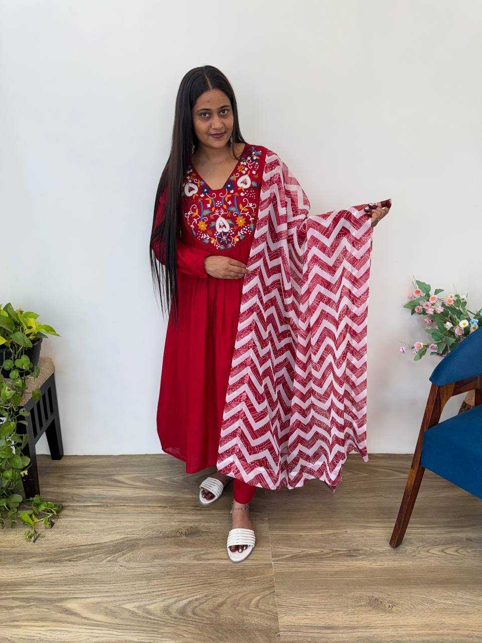 Ynf Chanderi Cotton KESH513 469 Kurti Wholesale Ethnic Kurtis Designer Kurtis Embroidered Kurtis Manufacturer