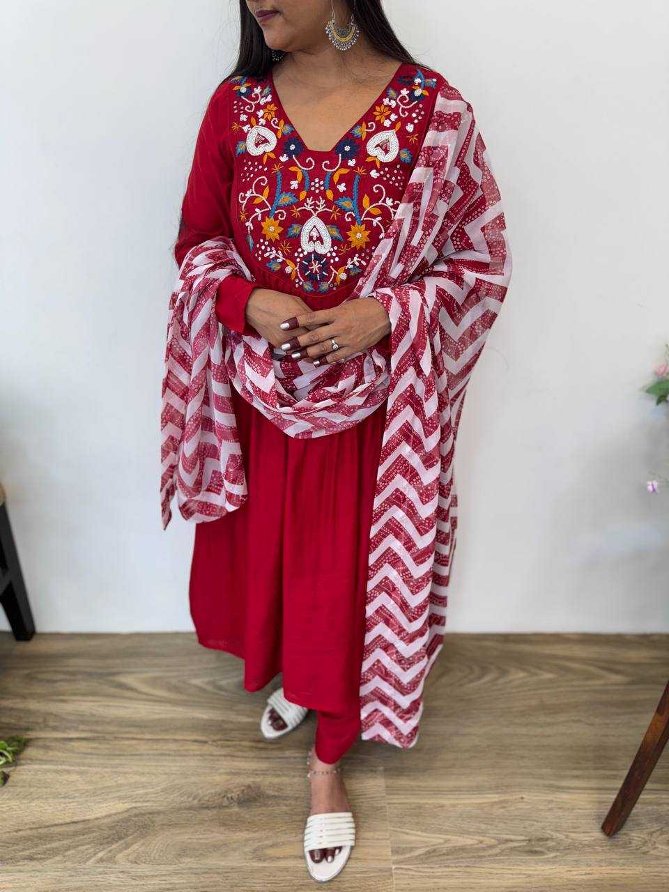 Ynf Chanderi Cotton KESH513 469 Kurti Wholesale Ethnic Kurtis Designer Kurtis Embroidered Kurtis Manufacturer