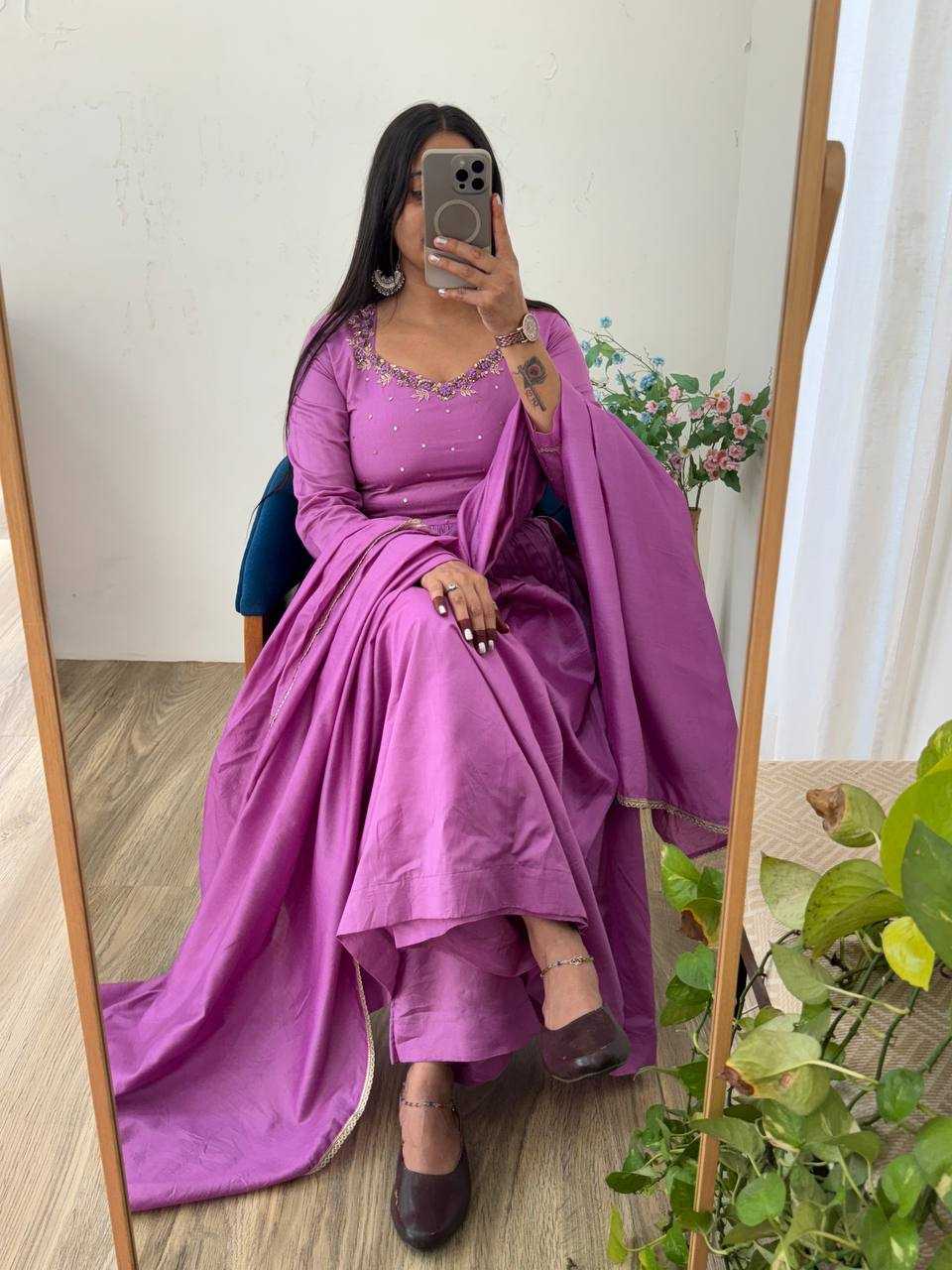 Ynf Chanderi Cotton KESH513 479 Gowns Wedding Collections Festive Collections Wholesale Designer Gowns Sequin Gowns Wedding Outfits Manufacturer