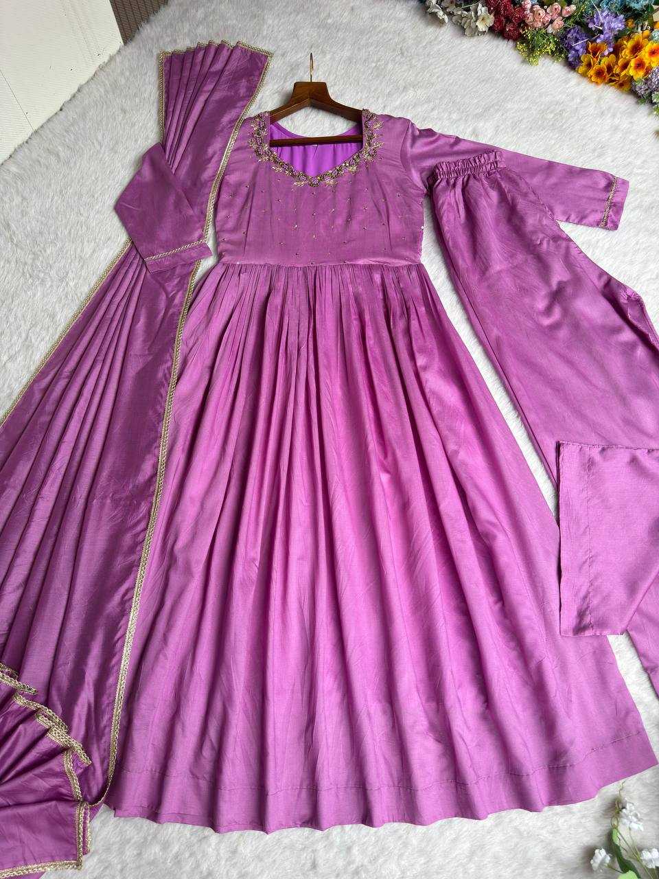 Ynf Chanderi Cotton KESH513 479 Gowns Wedding Collections Festive Collections Wholesale Designer Gowns Sequin Gowns Wedding Outfits Manufacturer