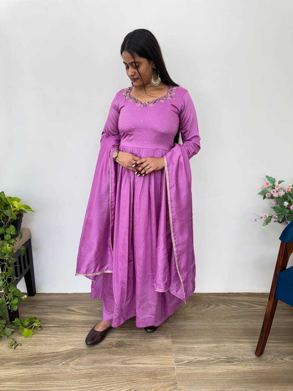 Ynf Chanderi Cotton KESH513 479 Gowns Wedding Collections Festive Collections Wholesale Designer Gowns Sequin Gowns Wedding Outfits Manufacturer