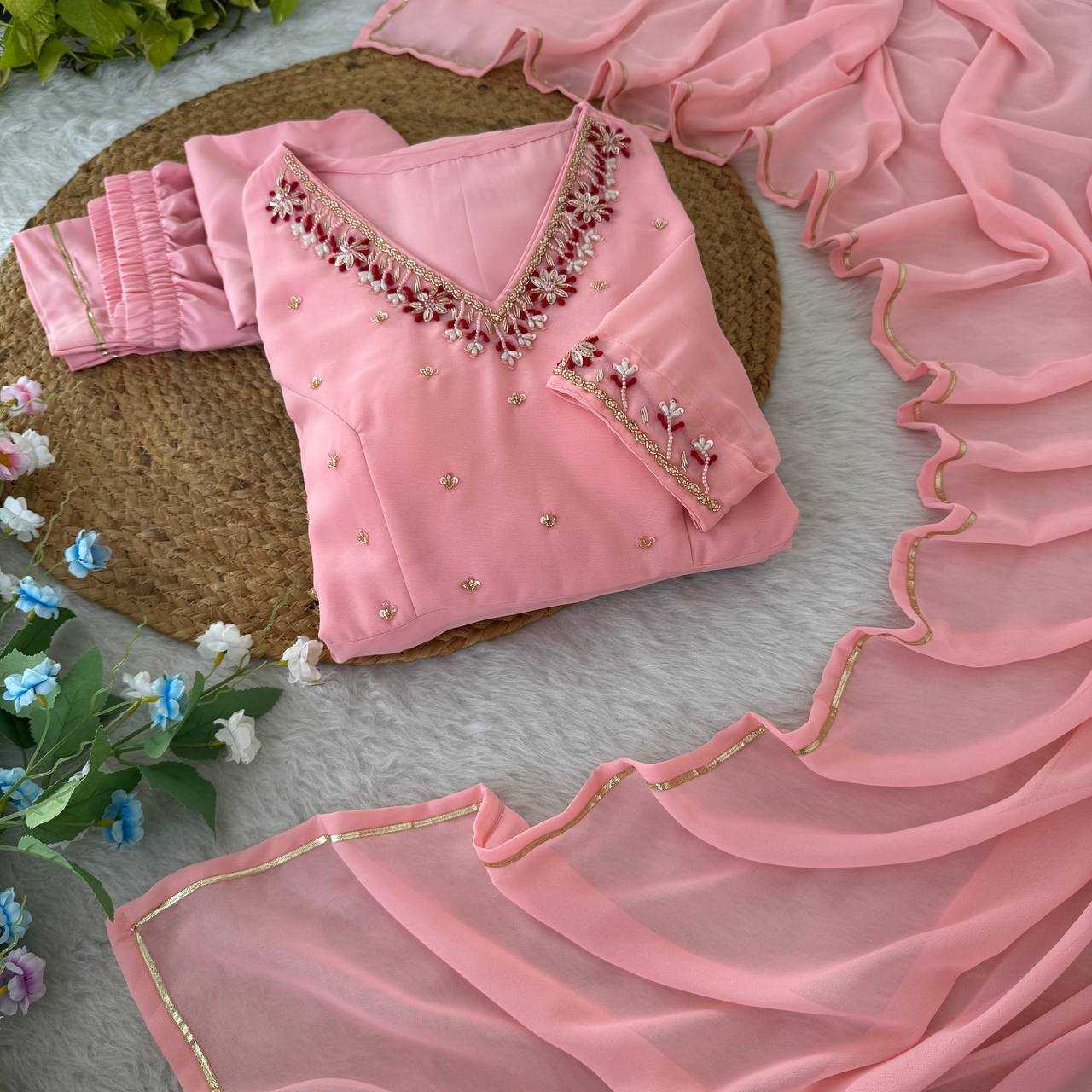 Ynf Chanderi Silk Gowns Wholesale Fancy Gowns Embroidery Gowns Silk Gowns Manufacturer