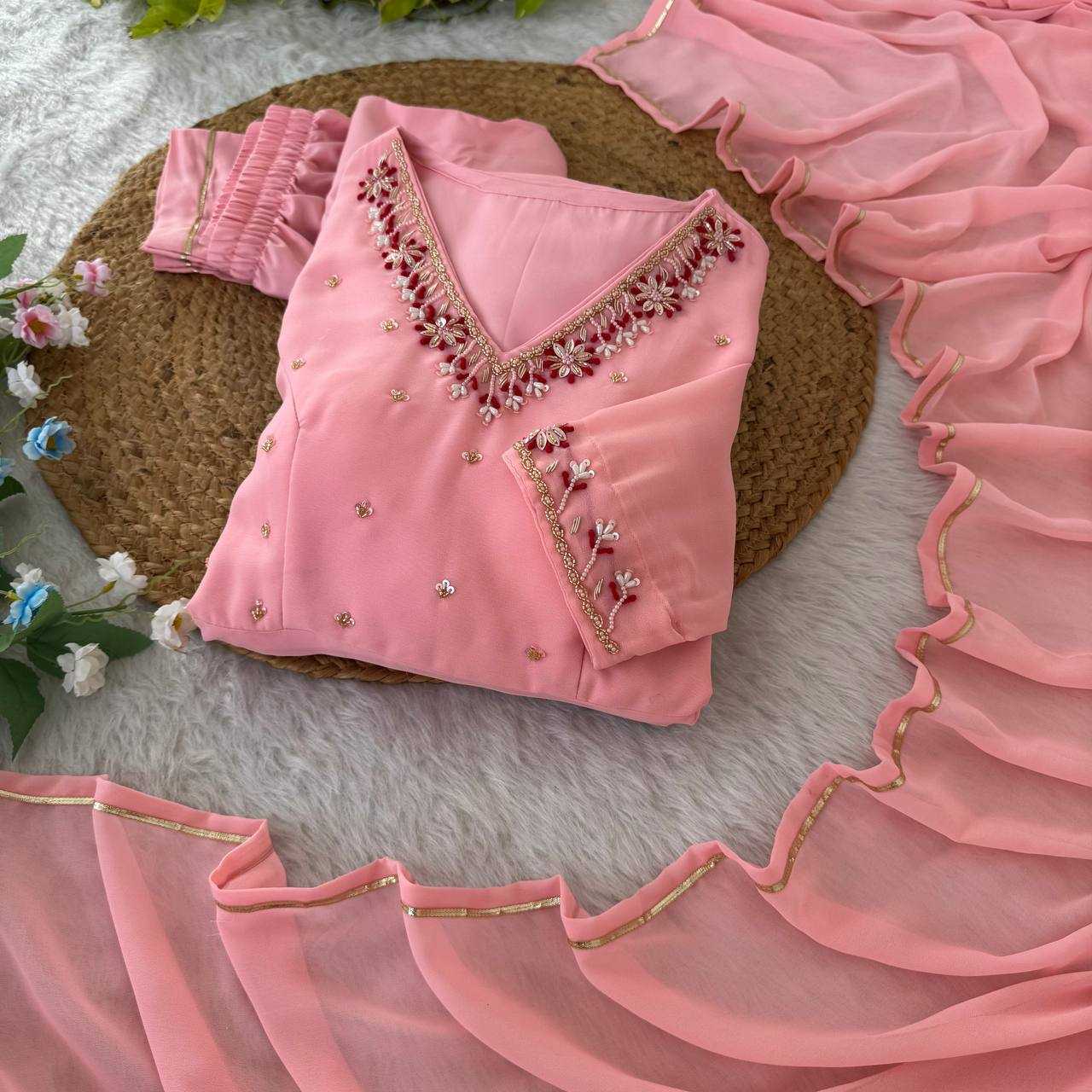 Ynf Chanderi Silk Gowns Wholesale Fancy Gowns Embroidery Gowns Silk Gowns Manufacturer