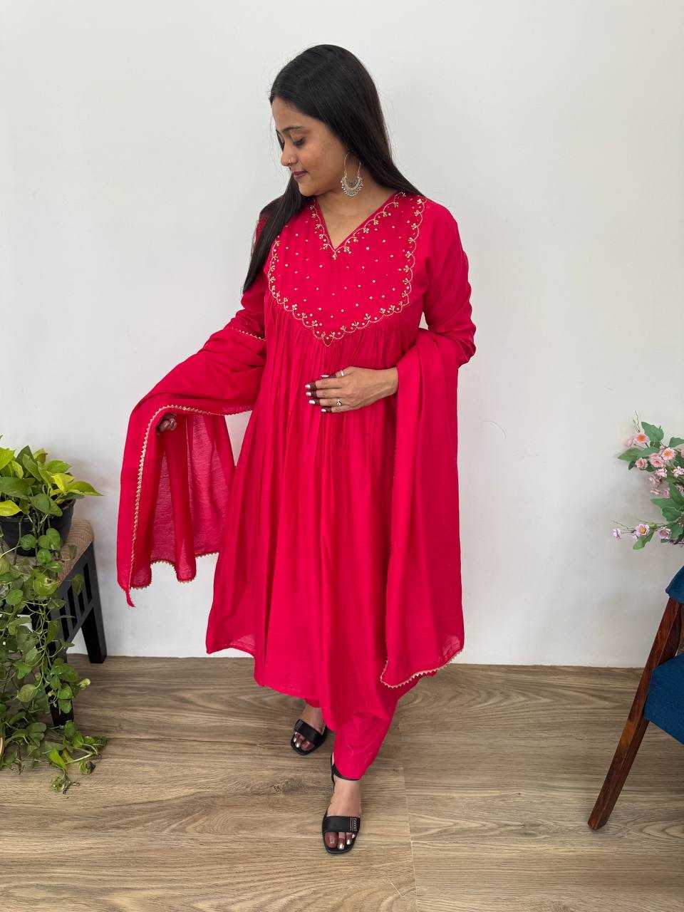 Ynf Chanderi Silk KESH513 474 Gowns Wholesale Party Wear Gowns Designer Gowns Silk Gowns Manufacturer
