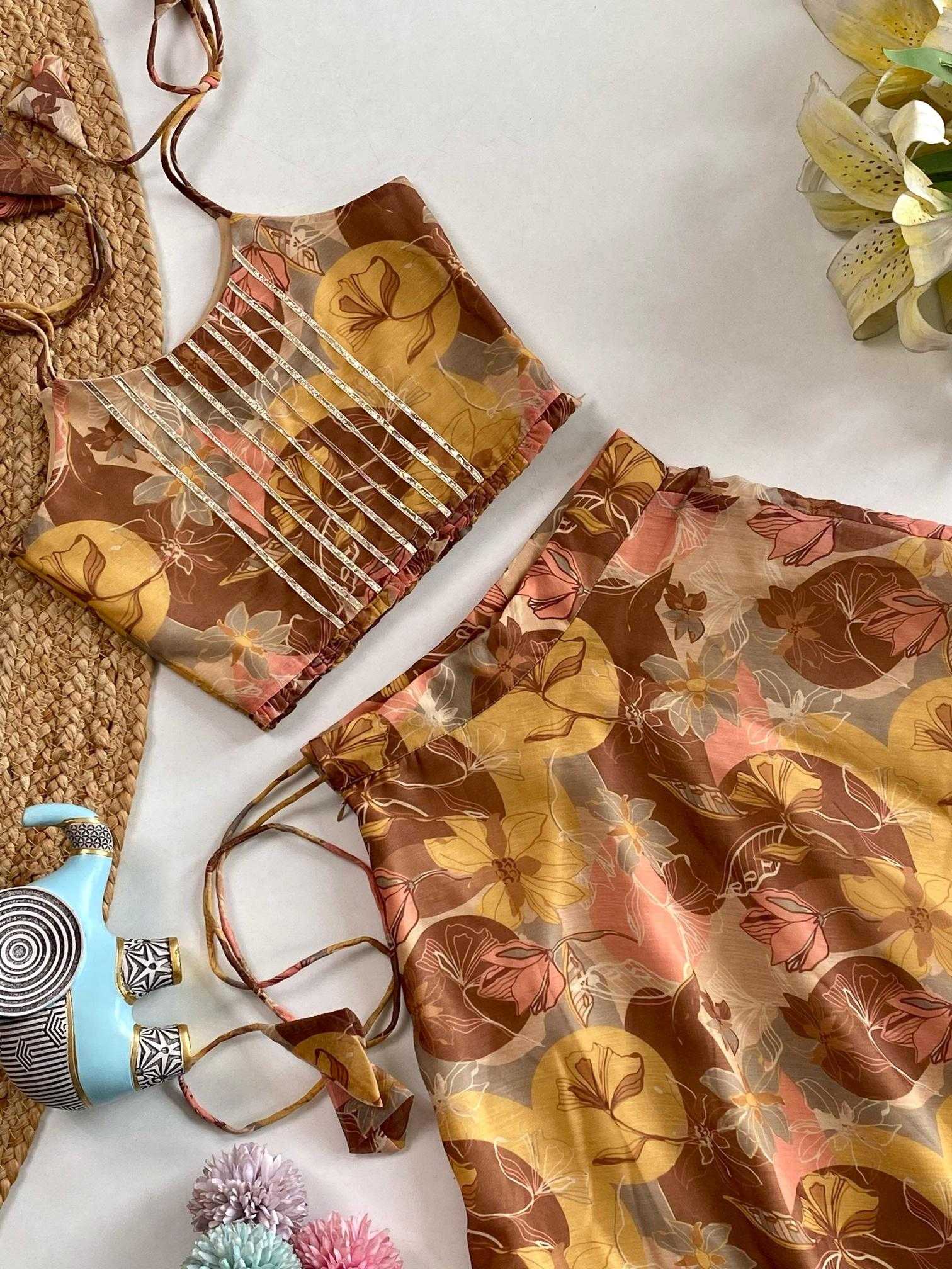 Ynf Chanderi Silk KESH249 aesthetic Kids Wear Wholesale Kids Lehenga Kids Lehenga Choli Baby Girl Lehenga Manufacturer
