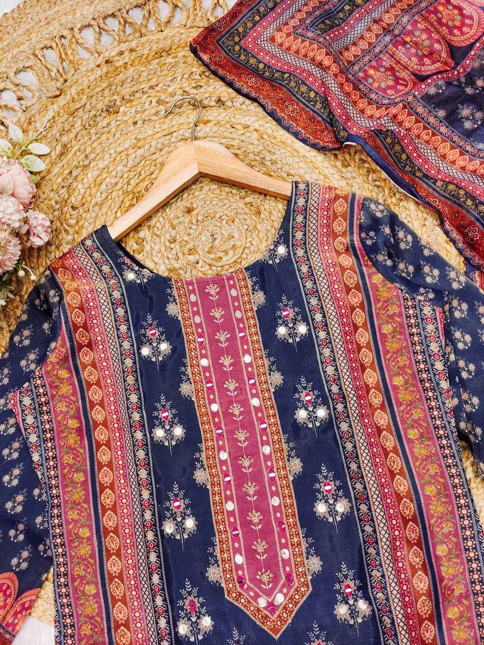 Ynf Chanderi Silk KESH501 FAIRY Suits & Dresses Wholesale Ladies Suits Sharara Salwar Suits Printed Suits Chanderi Suit Manufacturer