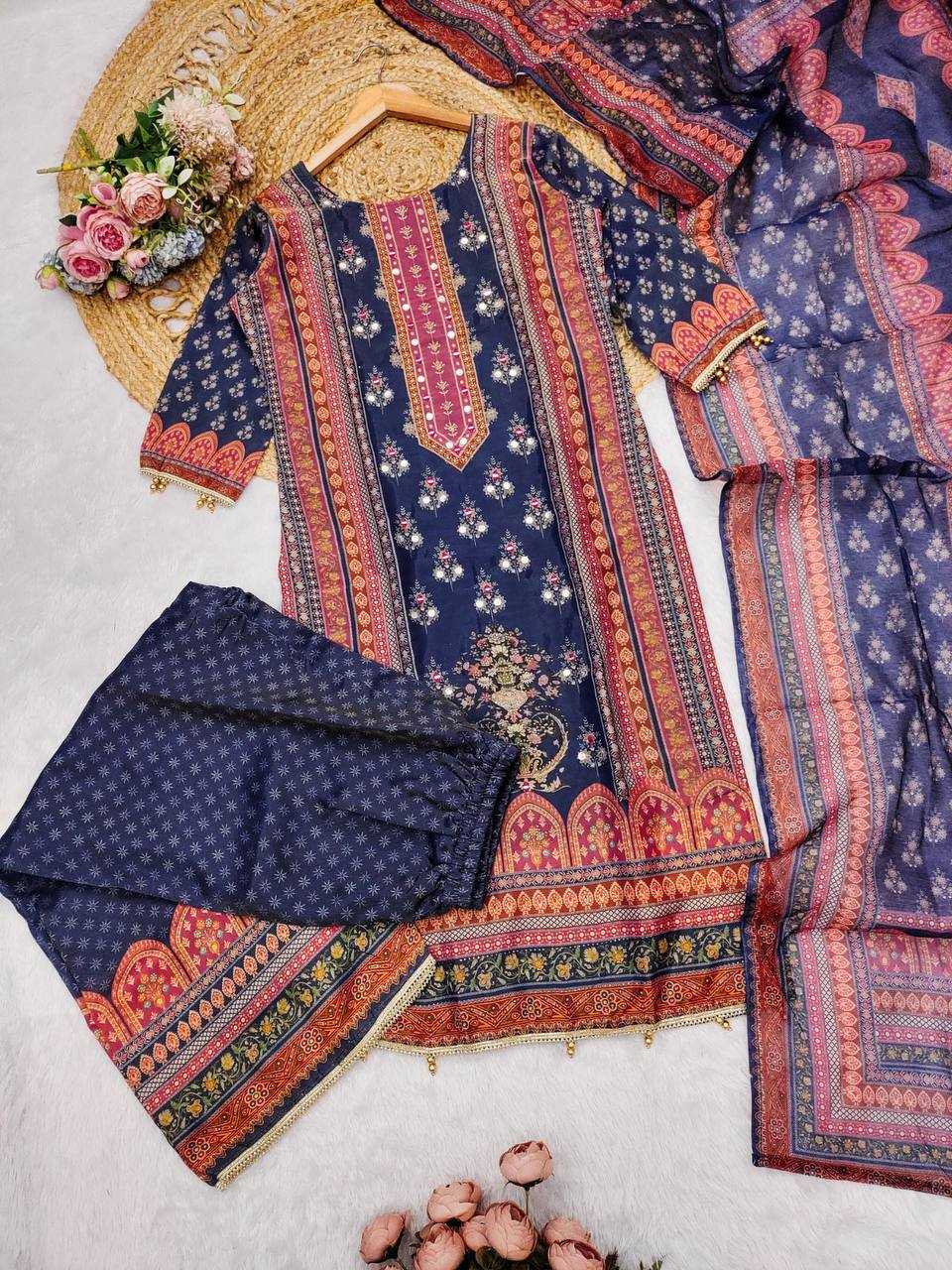 Ynf Chanderi Silk KESH501 FAIRY Suits & Dresses Wholesale Ladies Suits Sharara Salwar Suits Printed Suits Chanderi Suit Manufacturer