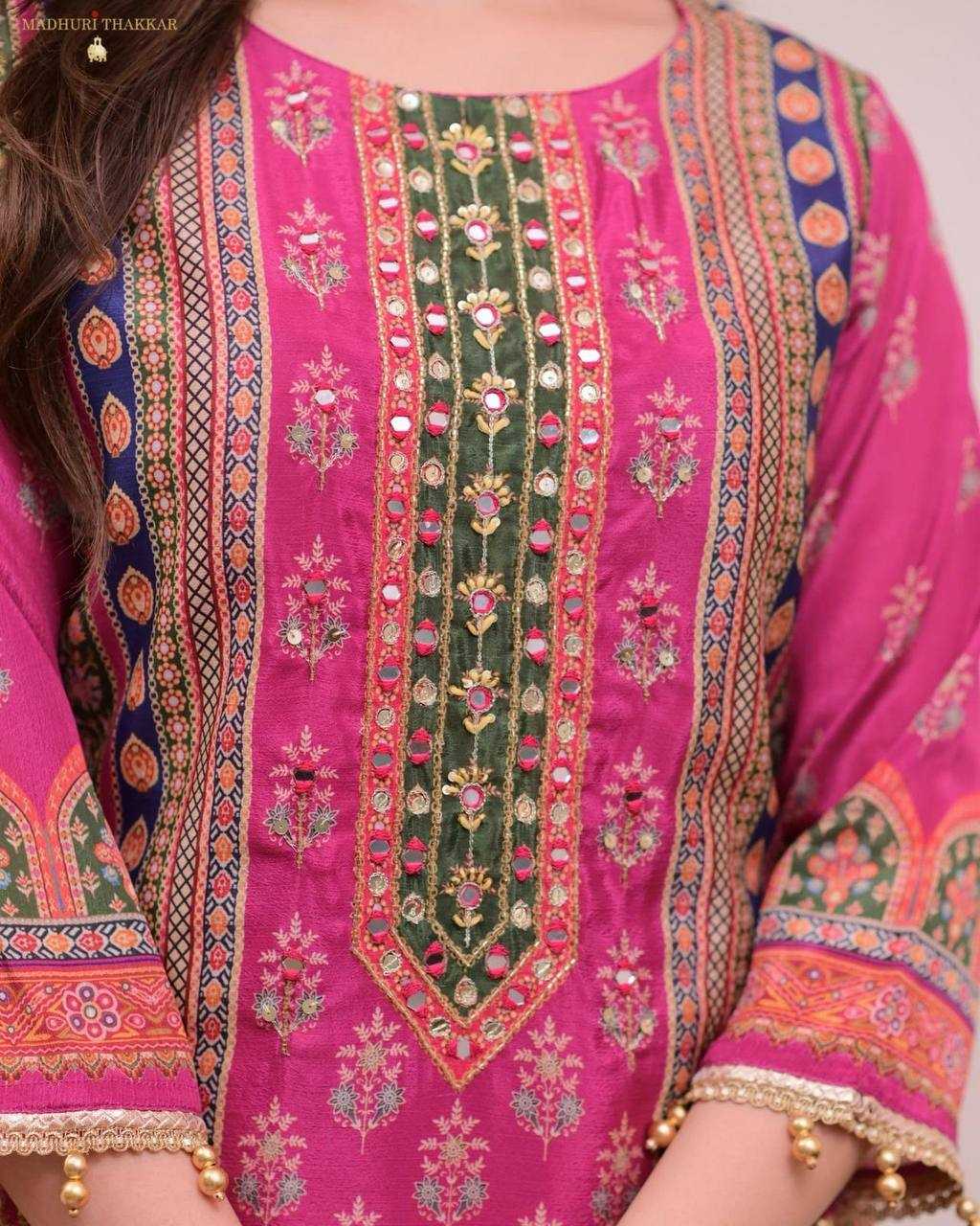 Ynf Chanderi Silk KESH501 FAIRY Suits & Dresses Wholesale Ladies Suits Sharara Salwar Suits Printed Suits Chanderi Suit Manufacturer