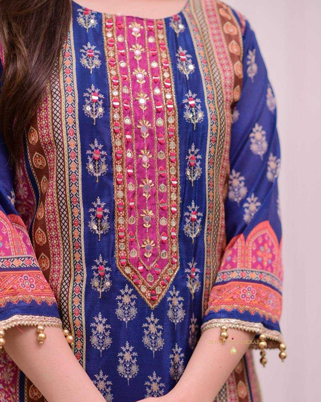 Ynf Chanderi Silk KESH501 FAIRY Suits & Dresses Wholesale Ladies Suits Sharara Salwar Suits Printed Suits Chanderi Suit Manufacturer