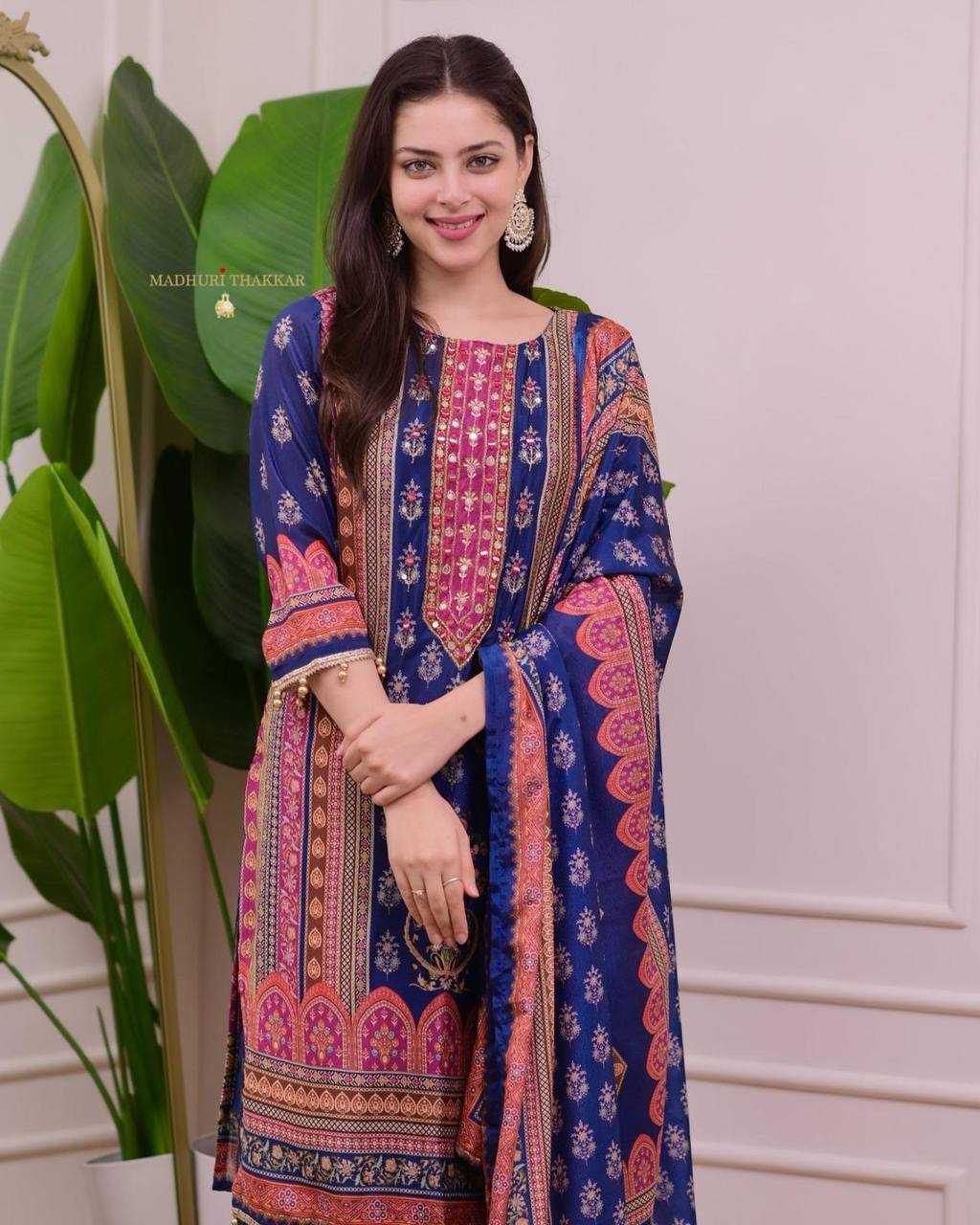 Ynf Chanderi Silk KESH501 FAIRY Suits & Dresses Wholesale Ladies Suits Sharara Salwar Suits Printed Suits Chanderi Suit Manufacturer