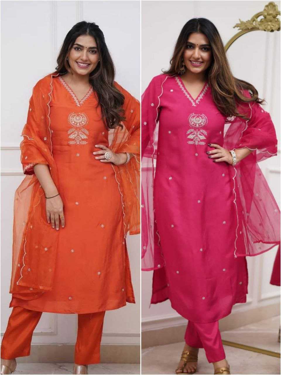 Ynf Chanderi Silk KESH536 3002 Suits & Dresses Wholesale Ladies Suits Embroidery Suits Chanderi Suit Manufacturer