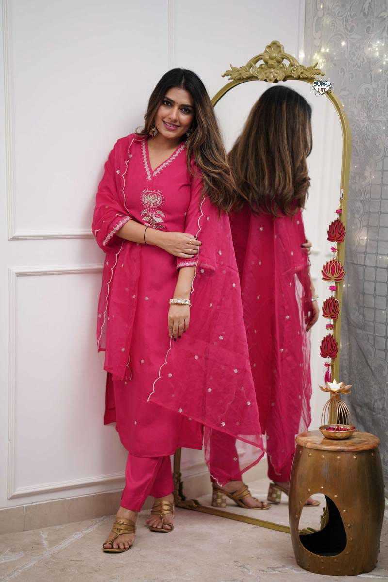 Ynf Chanderi Silk KESH536 3002 Suits & Dresses Wholesale Ladies Suits Embroidery Suits Chanderi Suit Manufacturer