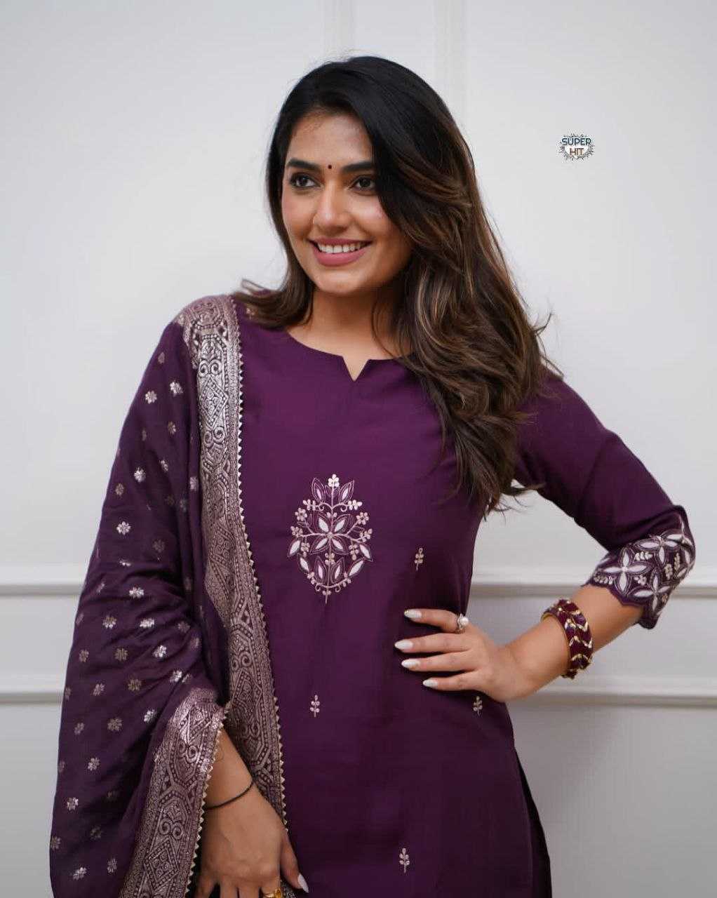 Ynf Chanderi Silk KESH536 7015 Suits & Dresses Wholesale Embroidery Suits Party wear suits Chanderi Suit Manufacturer