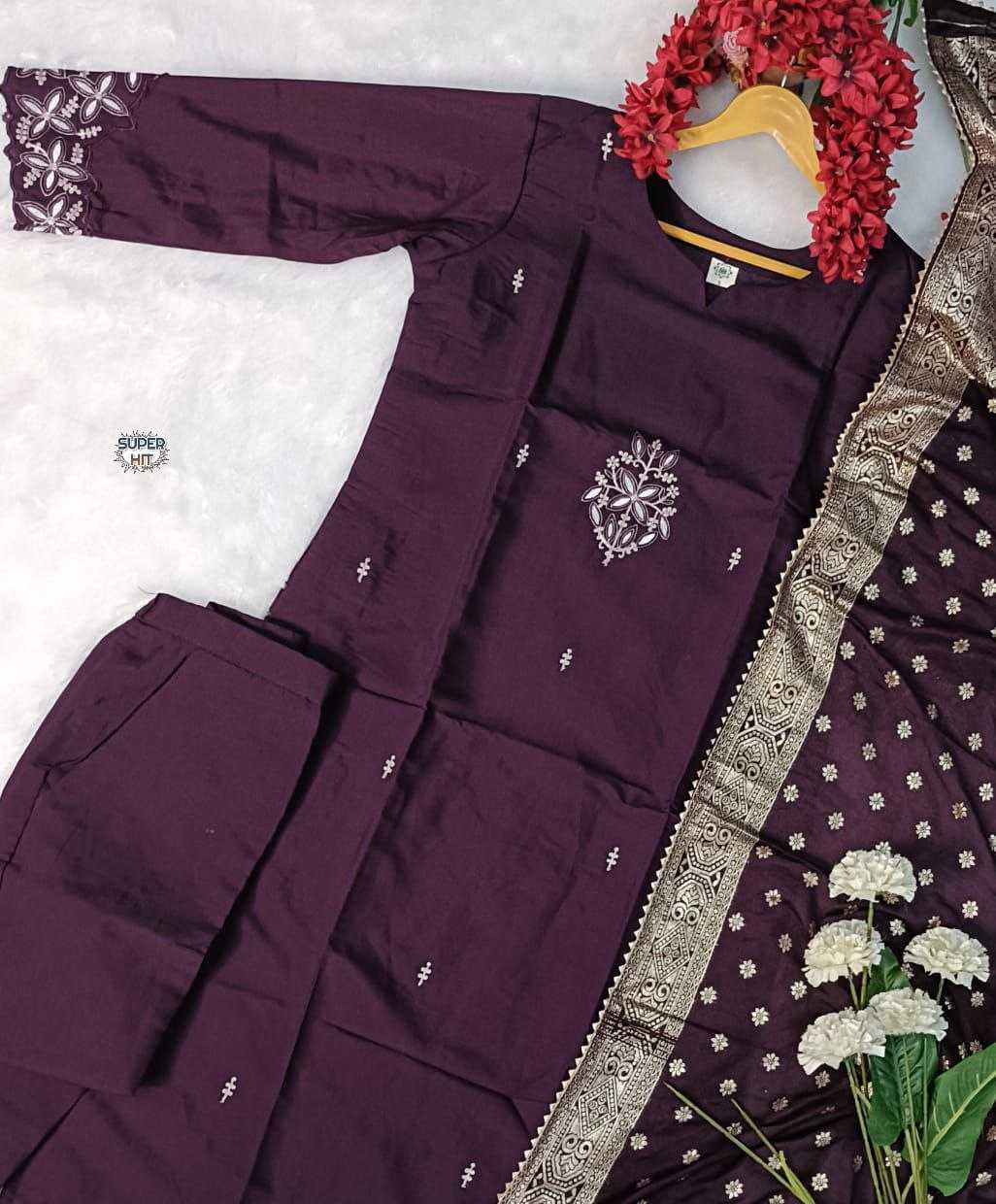 Ynf Chanderi Silk KESH536 7015 Suits & Dresses Wholesale Embroidery Suits Party wear suits Chanderi Suit Manufacturer