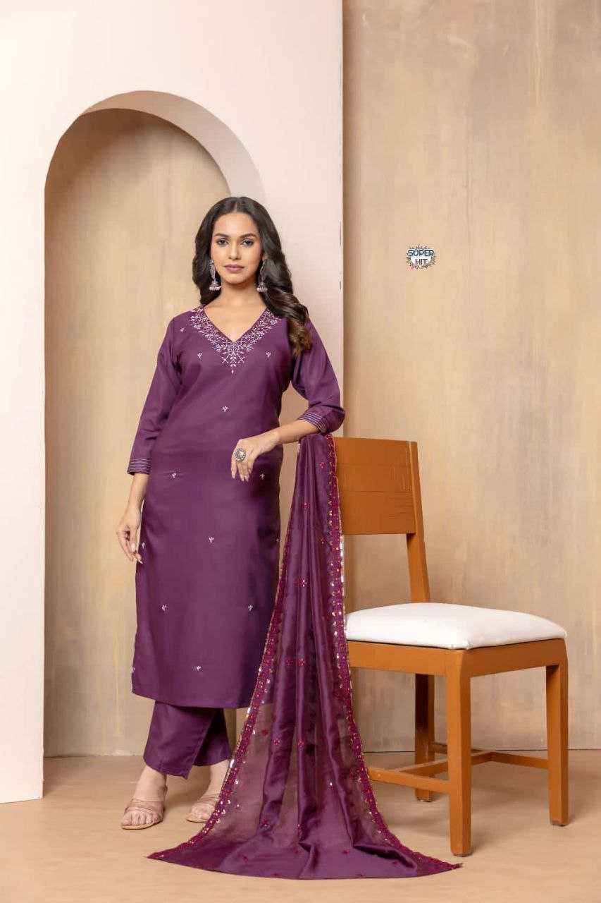 Ynf Chanderi Silk KESH536 7015 Suits & Dresses Wholesale Embroidery Suits Party wear suits Chanderi Suit Manufacturer