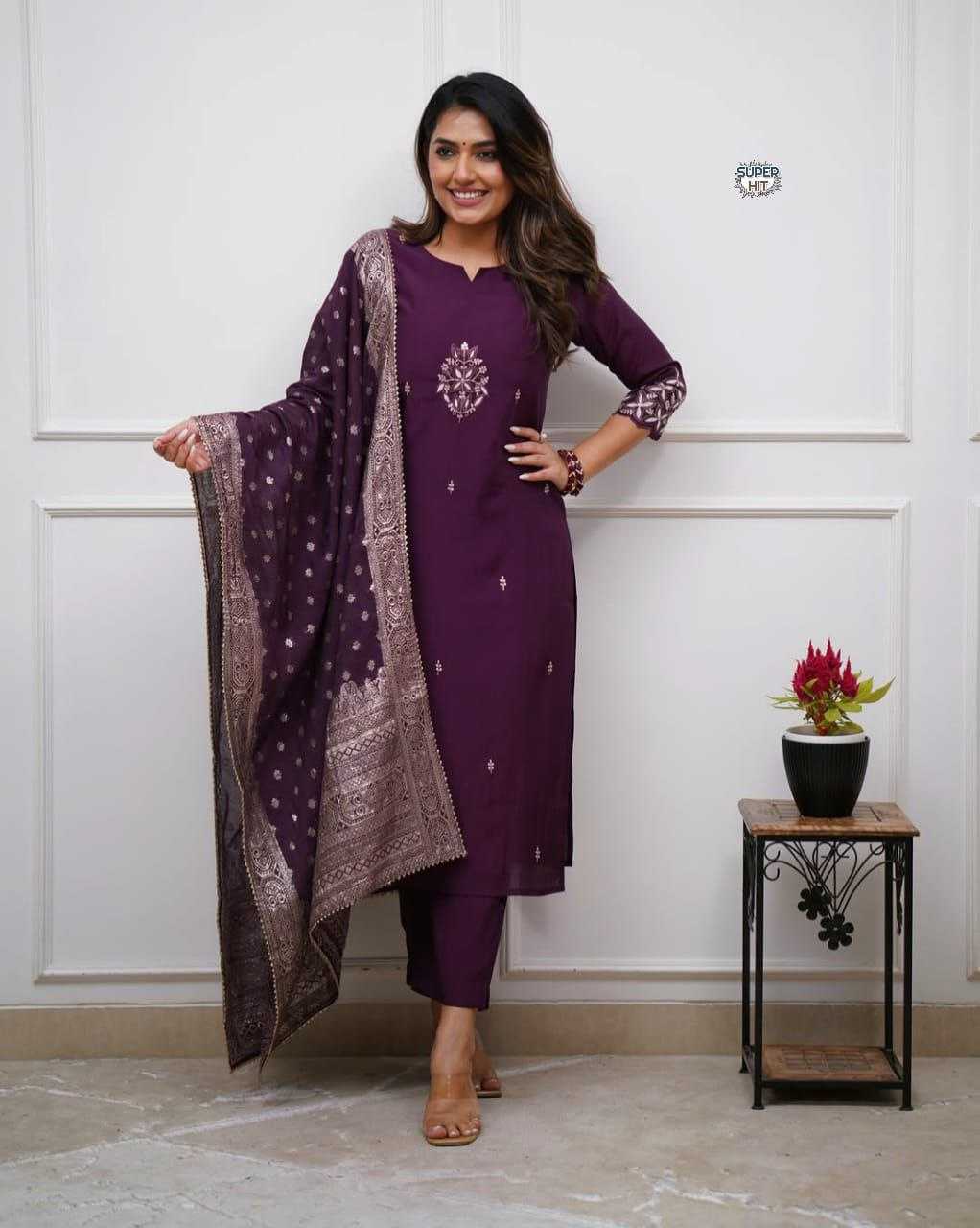 Ynf Chanderi Silk KESH536 7015 Suits & Dresses Wholesale Embroidery Suits Party wear suits Chanderi Suit Manufacturer