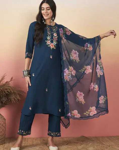 Ynf Chanderi Silk KESH536 8003 Suits & Dresses Wholesale Embroidery Suits Party wear suits Chanderi Suit Manufacturer