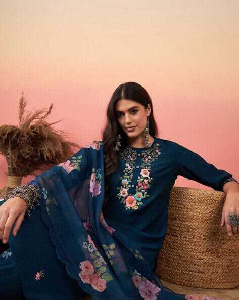 Ynf Chanderi Silk KESH536 8003 Suits & Dresses Wholesale Embroidery Suits Party wear suits Chanderi Suit Manufacturer