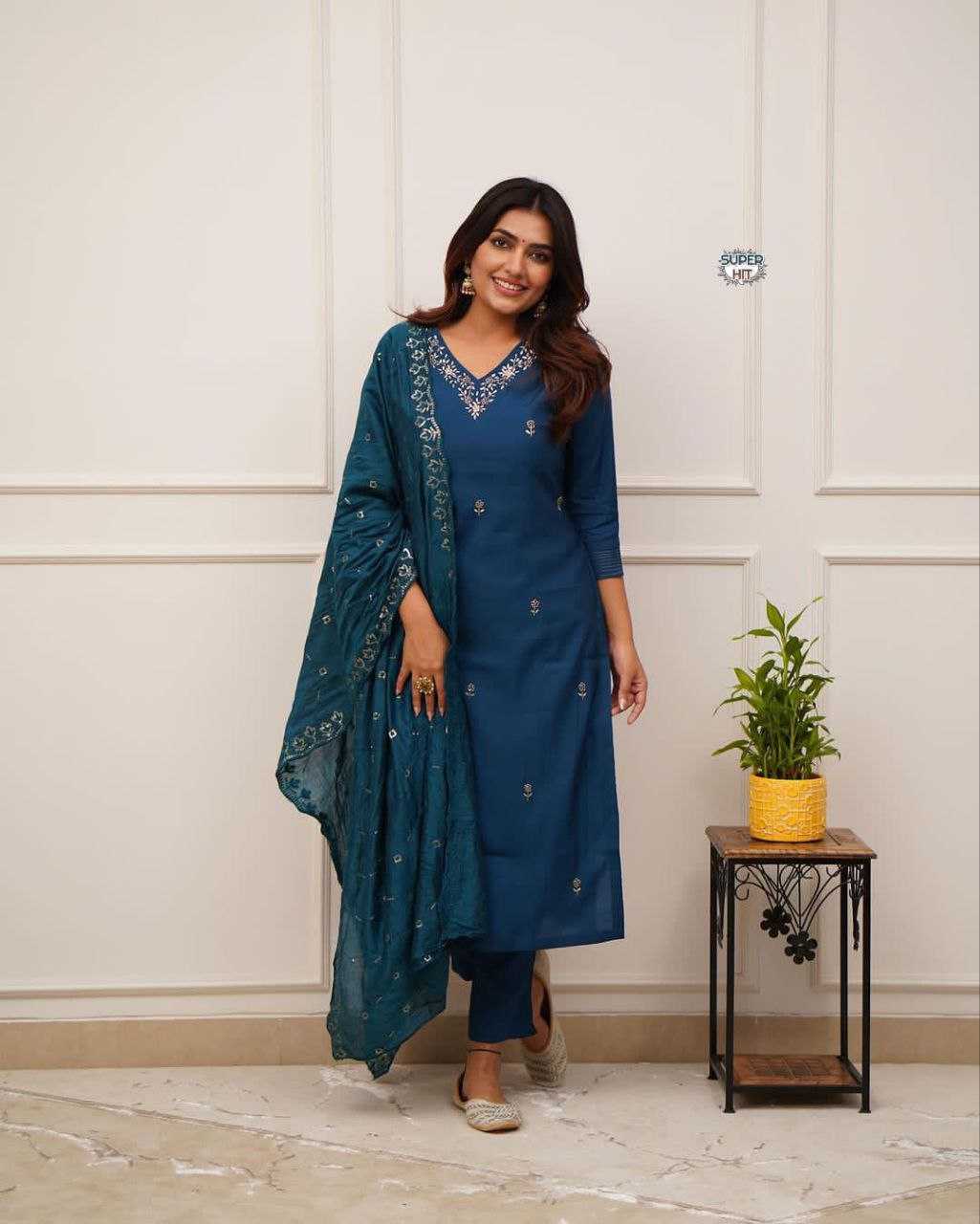 Ynf Chanderi Silk KESH536 8005 Suits & Dresses Wholesale Embroidery Suits Party wear suits Chanderi Suit Manufacturer